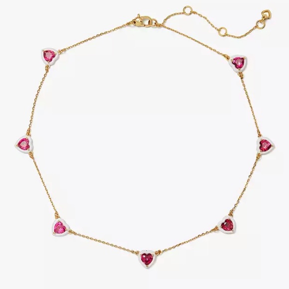 $148 Kate Spade Sweetheart Station Necklace - Picture 7 of 7